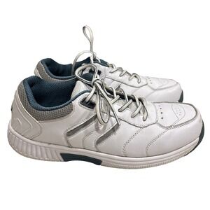 Orthofeet Biofit Orthopedic Sneakers Shoes Men's Size 10D White Leather Athletic